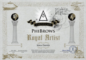 Sina-David-phibrows-certifikat-1